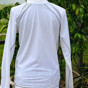 Men’s Cabana Life White Long Sleeve UV 50+ Rash Guard